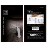 Borddug Clip My Bar S�lvfarvet 7,4 x 4,5 x 1,2 cm 4 Dele (24 enheder) #4