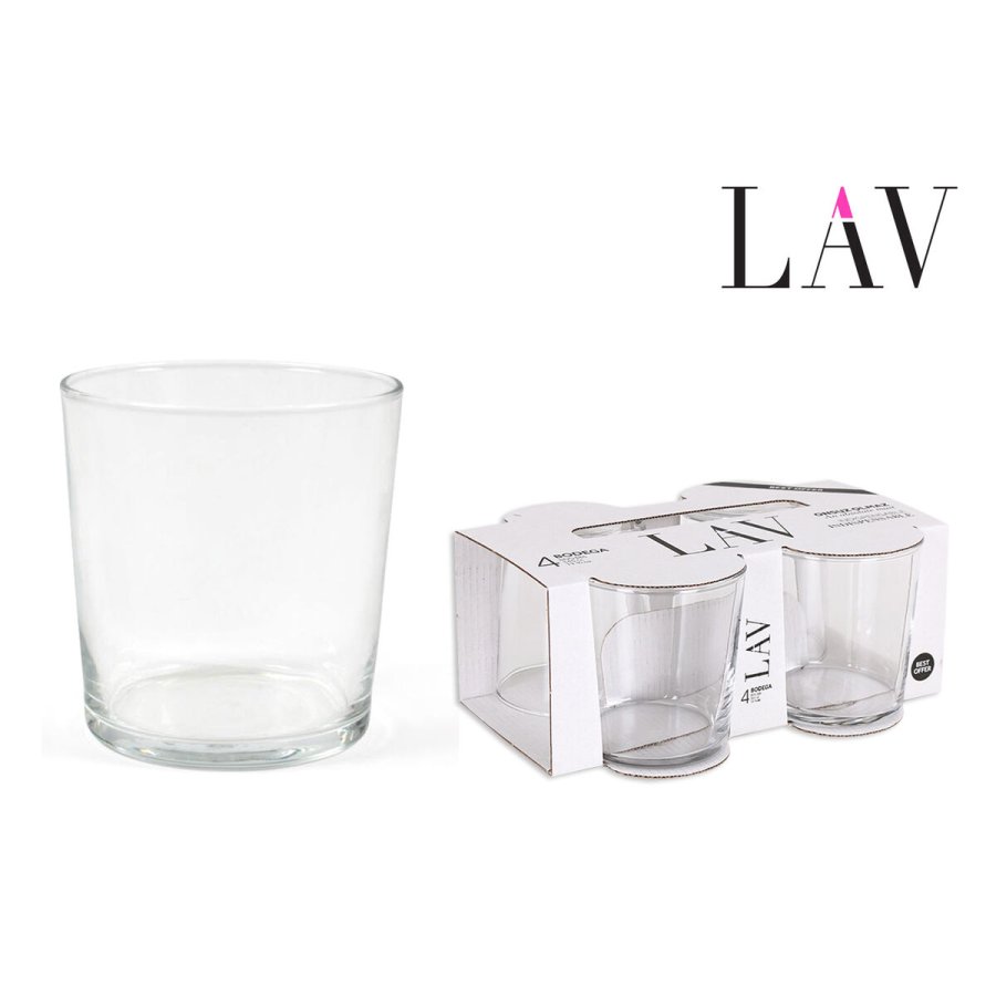 Glass�t LAV BEST Gennemsigtig Glas 340 ml 4 Dele (12 enheder) #2