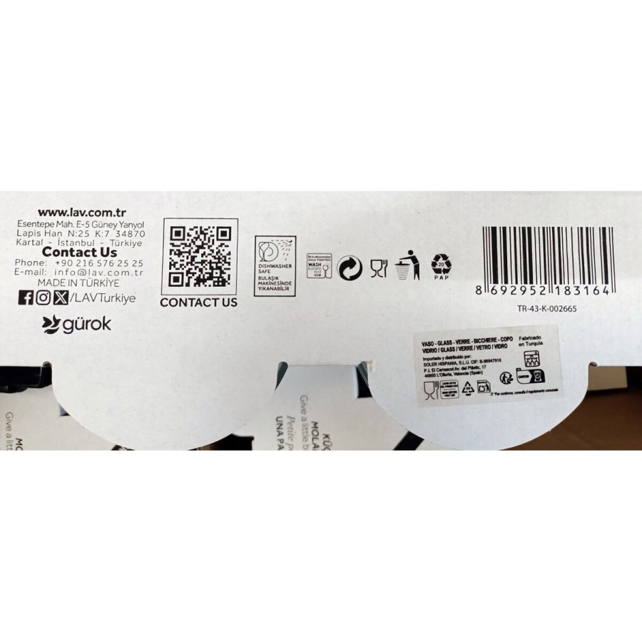 Glass�t LAV BEST 520 ml Gennemsigtig Glas (12 enheder) #6