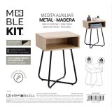 Sofabord MobleKit Brun Sort 40 x 34 x 60 cm (3 enheder) #5