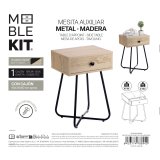 Sofabord MobleKit Brun Sort 40 x 34 x 60 cm (3 enheder) #5