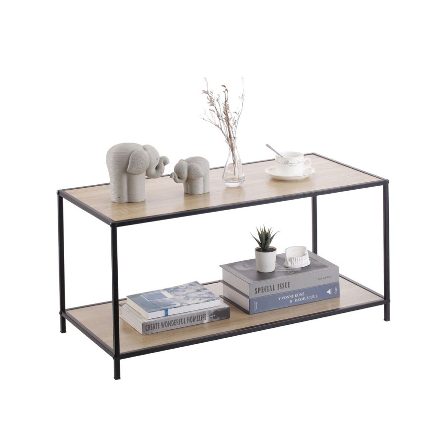 Sofabord MobleKit Brun Sort 78 x 38 x 38 cm Tr� (3 enheder) #5