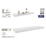 Hylder MobleKit Hvid Tr� 80 x 23,5 x 3,8 cm (6 enheder) #2