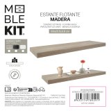 Hylder MobleKit Hvid Tr� 80 x 23,5 x 3,8 cm (6 enheder) #5