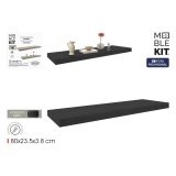 Hylder MobleKit Sort Tr� 80 x 23,5 x 3,8 cm (6 enheder) #2
