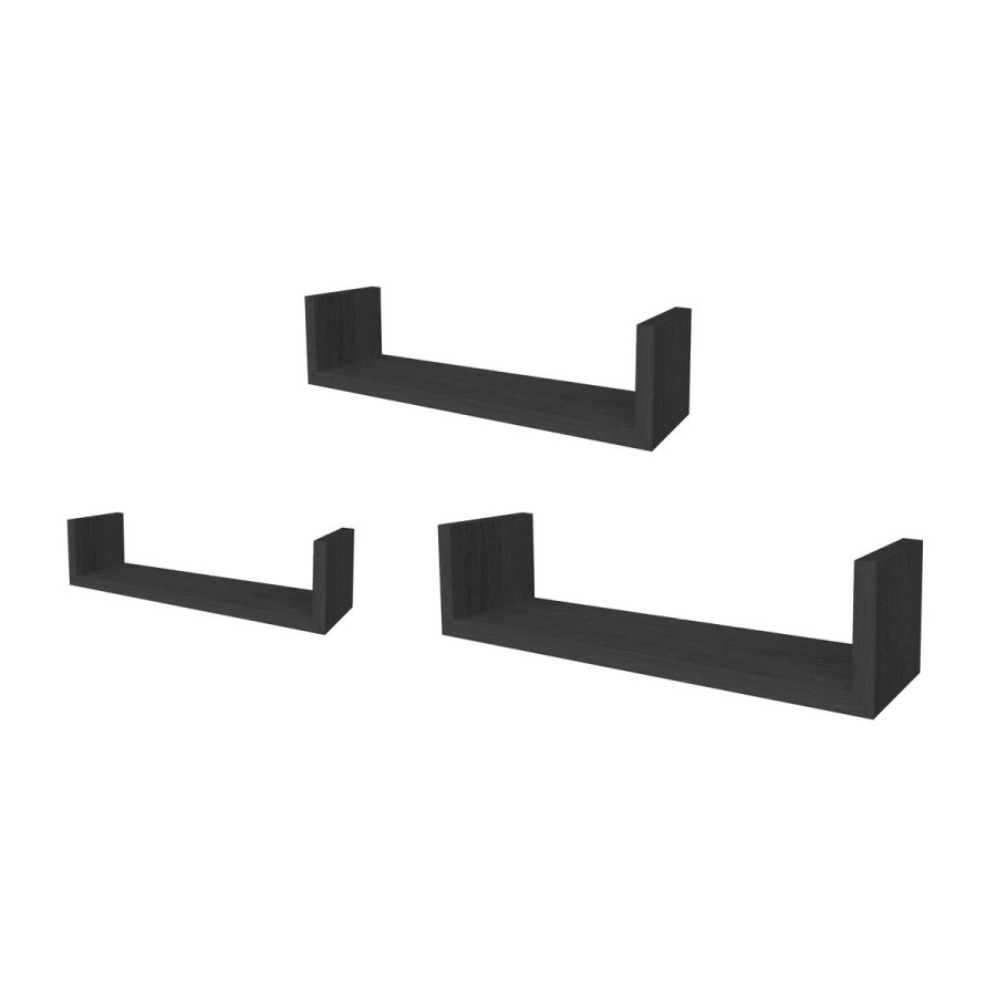 Hylder MobleKit Sort 3 Dele (6 enheder) #3