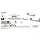 Hylder MobleKit Sort 3 Dele (6 enheder) #5