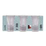 S�t med shots glas La Mediterr�nea Diva Gennemsigtig Glas 30 ml 6 Dele (12 enheder) #3