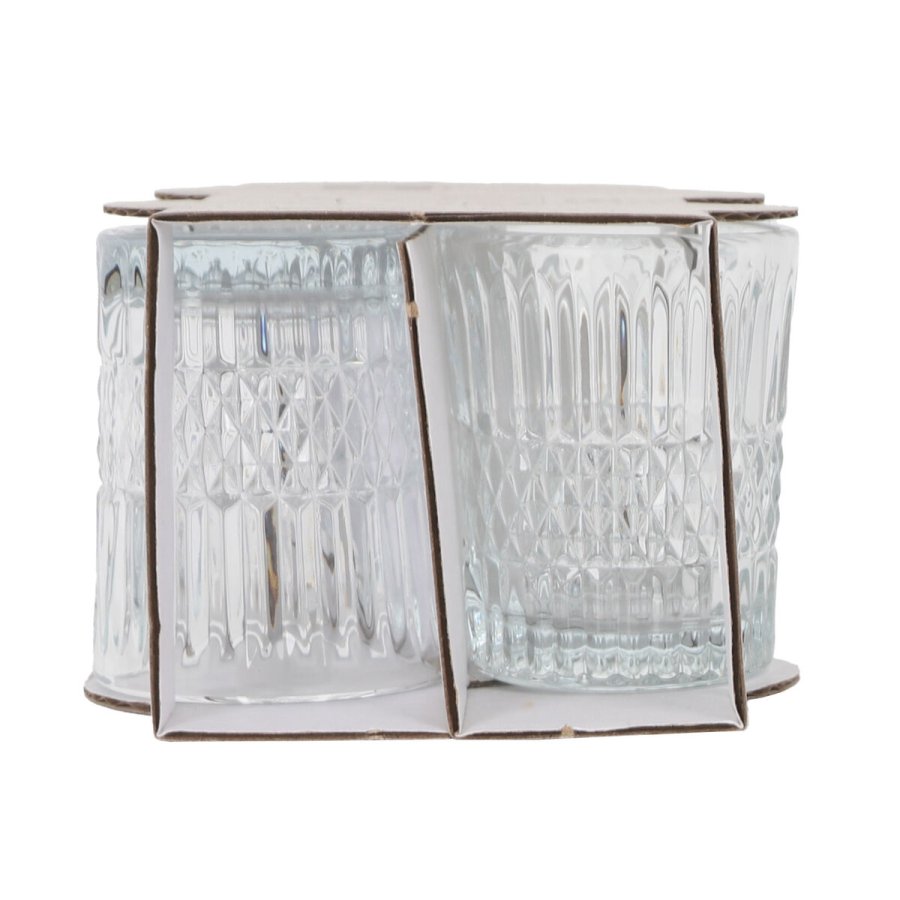 S�t med shots glas La Mediterr�nea Phasai geneve Gennemsigtig Glas 63 ml 4 Dele (24 enheder) #4