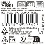 Sk�l La Mediterr�nea Nebula Gr� Keramik 630 ml (12 enheder) #4