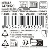 K�kkenspringvand La Mediterr�nea Nebula Gr� Keramik Oval 25,7 x 11,8 cm (12 enheder) #4