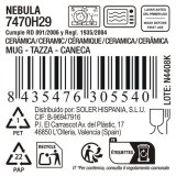 Krus La Mediterr�nea Nebula Gr� 410 ml Keramik (18 enheder) #4