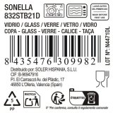 Vinglas La Mediterr�nea Sonella Bl� Glas 360 ml (36 Enheder) #4