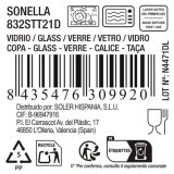 Vinglas La Mediterr�nea Sonella Gennemsigtig Glas 360 ml (36 Enheder) #4