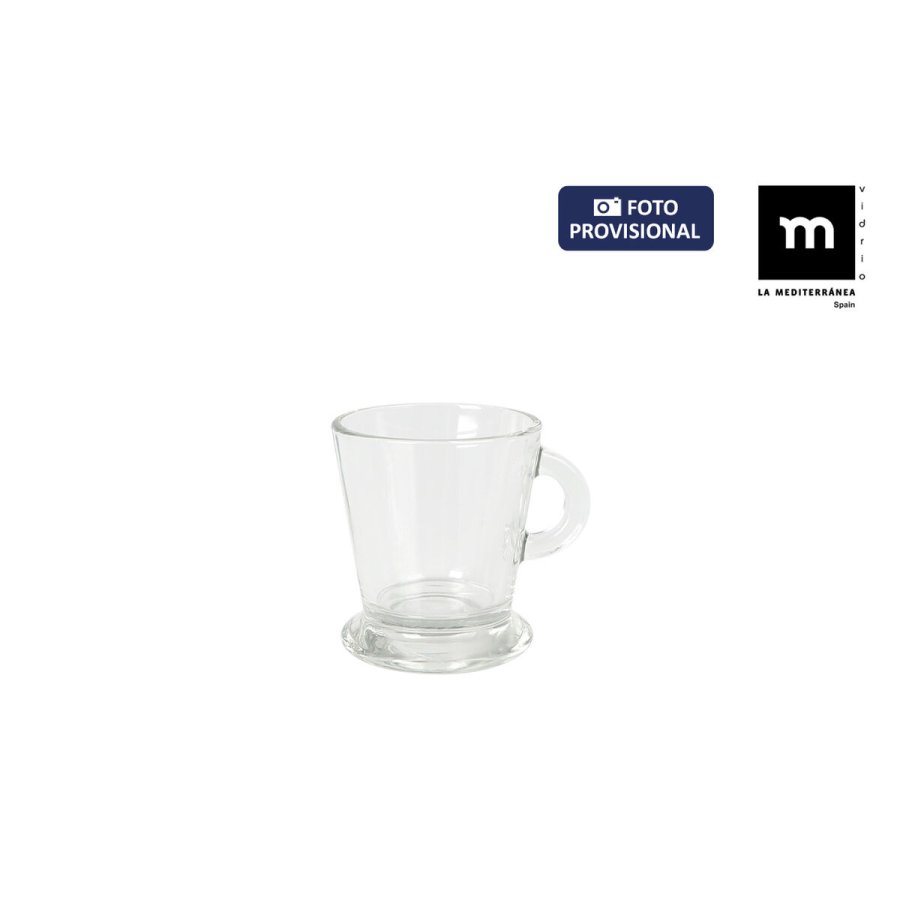 Dele kaffekops�t La Mediterr�nea Arlet Gennemsigtig Glas 3 Dele (12 enheder) #2