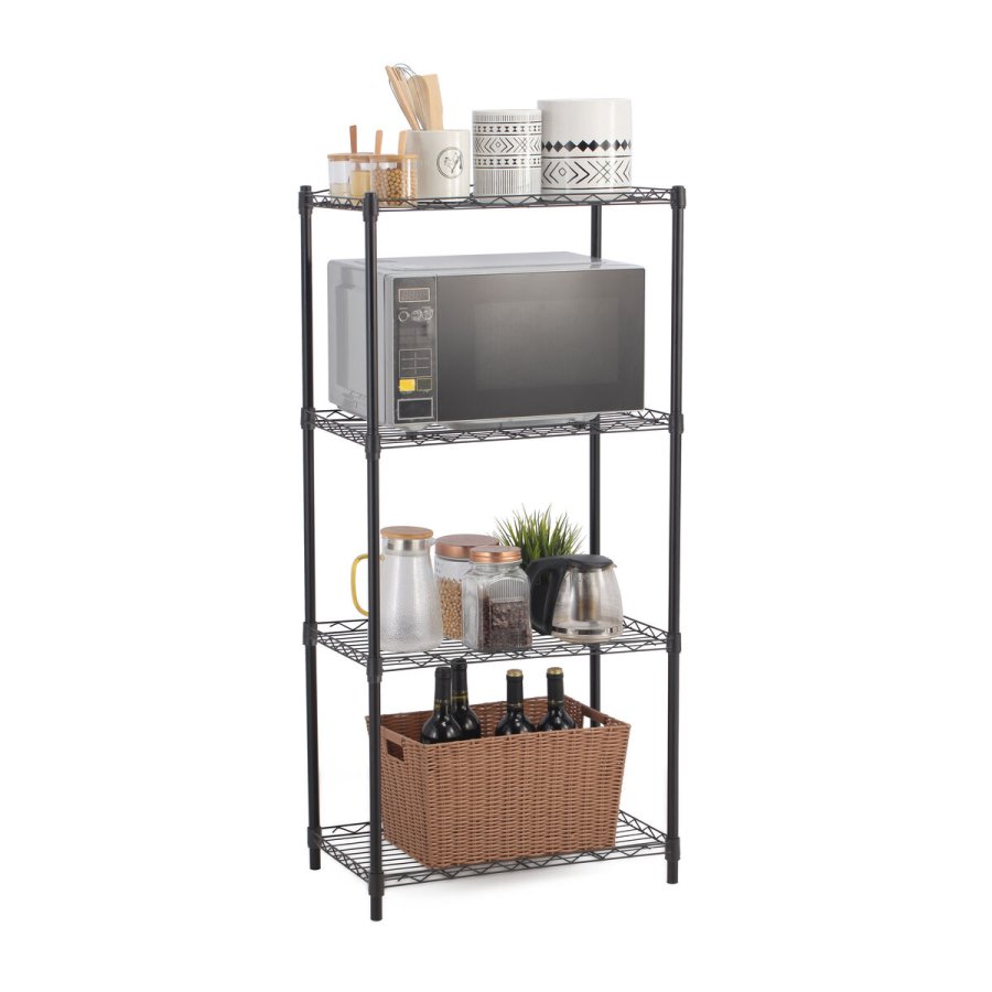 Hylder MobleKit Sort Metal 56 x 35 x 120 cm (2 enheder) #4