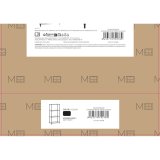 Hylder MobleKit Sort Metal 56 x 35 x 120 cm (2 enheder) #6