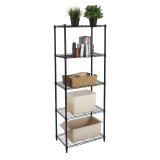 Hylder MobleKit Sort Metal 56 x 35 x 158 cm (2 enheder) #4