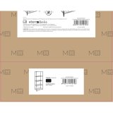 Hylder MobleKit Sort Metal 56 x 35 x 158 cm (2 enheder) #6