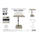 Sofabord MobleKit Brun Sort 45 x 29 x 70 cm polypropylen Tr� MDF (4 enheder) #6