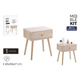Natbord MobleKit Brun 40 x 30 x 47 cm Tr MDF (4 enheder) #2