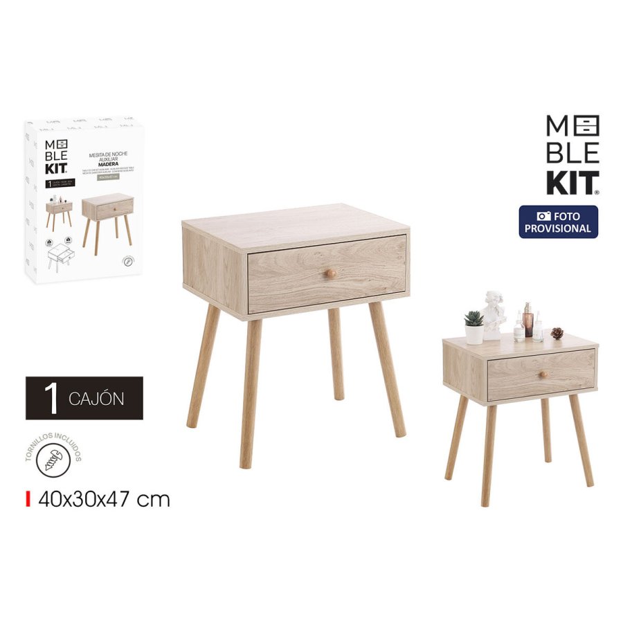 Natbord MobleKit Brun 40 x 30 x 47 cm Tr MDF (4 enheder) #2