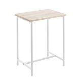 Sofabord MobleKit Hvid Brun 40 x 30 x 50 cm Metal Tr� MDF (4 enheder) #3