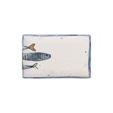 Snack bakke La Mediterr�nea Peixe 2.0 Multifarvet Rektangul�r 20 x 13 x 2 cm Keramik (24 enheder) #3
