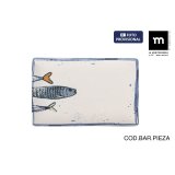 Snack bakke La Mediterr�nea Peixe 2.0 Multifarvet Rektangul�r 20 x 13 x 2 cm Keramik (24 enheder) #2