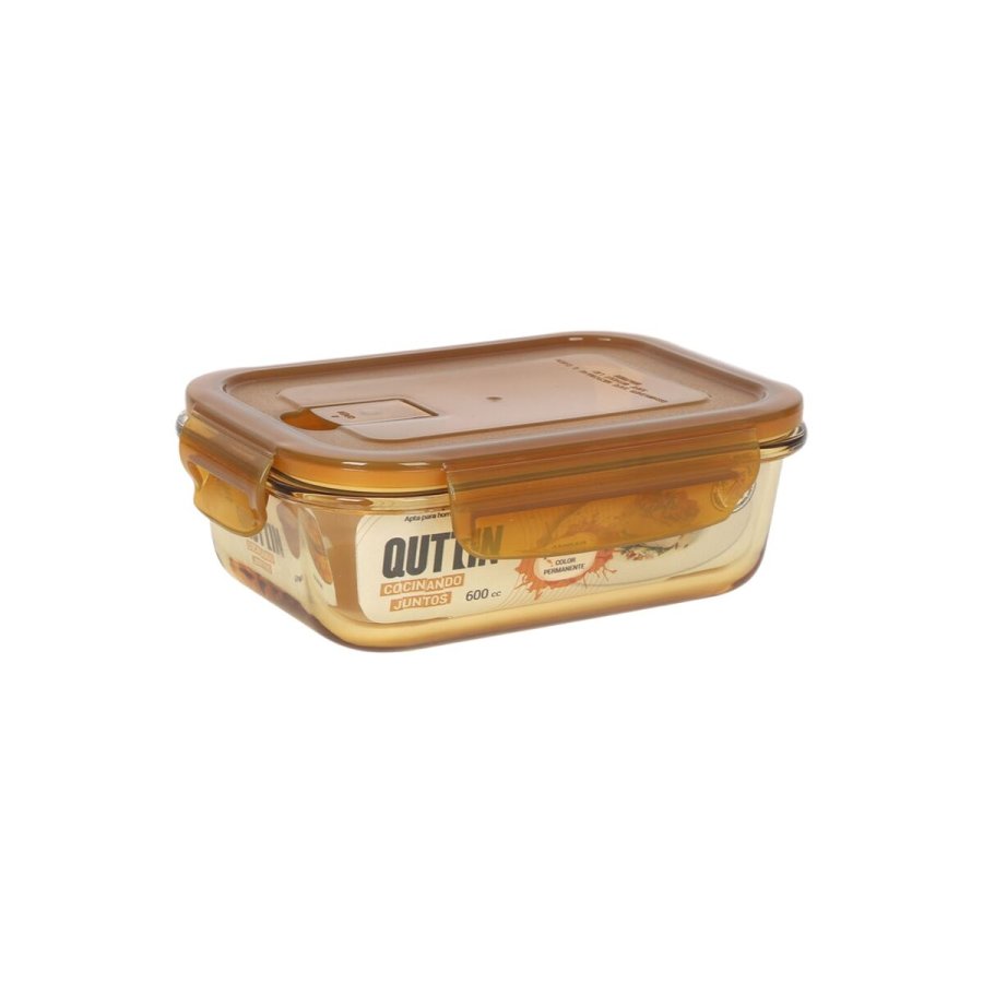 Madkasse Quttin Ambare Rektangul�r 600 ml (6 enheder) #4