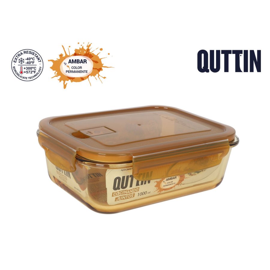 Madkasse Quttin Ambare Rektangul�r 1L (6 enheder) #2