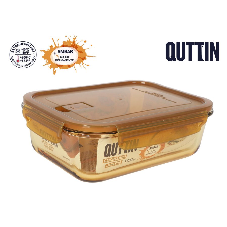 Madkasse Quttin Ambare Rektangul�r 1,5 L (6 enheder) #2