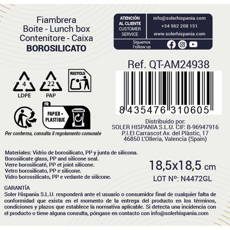 Madkasse Quttin Ambare 1,1 L (6 enheder) #3