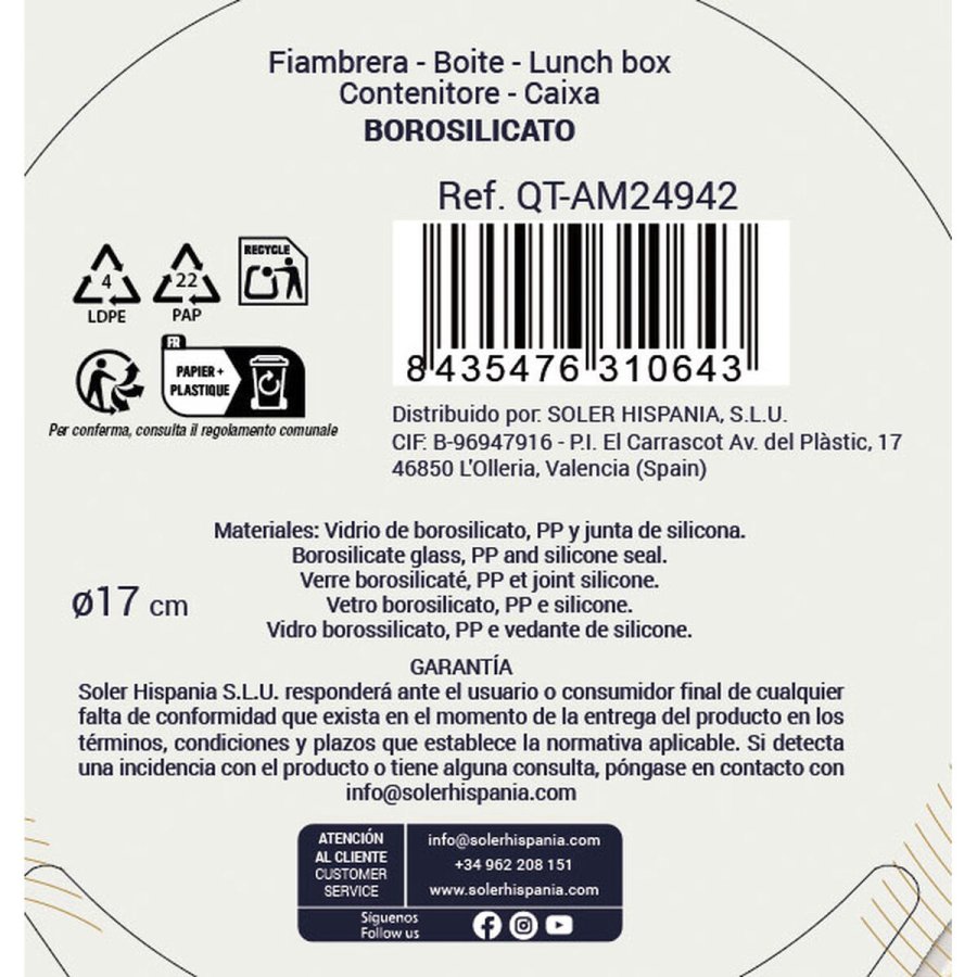 Madkasse Quttin Ambare 0,9 l (6 enheder) #3