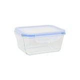 Madkasse Quttin Bl� Gennemsigtig Rektangul�r (6 enheder) #5