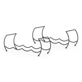 Flaskereol Confortime Sort 43 x 15 x 28 cm (8 enheder) #3