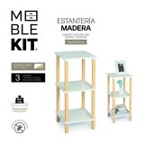 Hylder MobleKit Hvid Brun Tr� 35 x 35 x 75 cm (2 enheder) #5