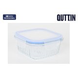 Madkasse Quttin Textury Gennemsigtig Borosilikatglas 500 ml (12 enheder) #3