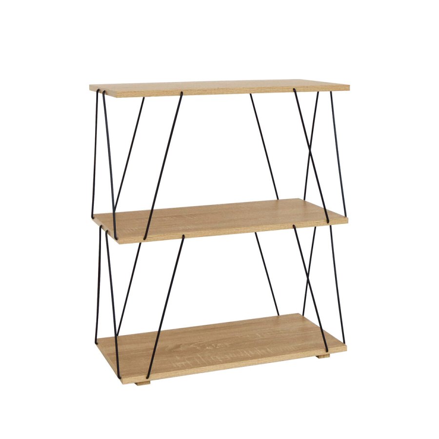 Hylder MobleKit Brun Sort Tr� Metal 60 x 30 x 71,2 cm (2 enheder) #3