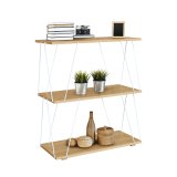 Hylder MobleKit Hvid Brun Tr� Metal 60 x 30 x 71,2 cm (2 enheder) #4