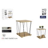 Sofabord MobleKit Brun Sort 31,8 x 31,8 x 38,5 cm (4 enheder) #4