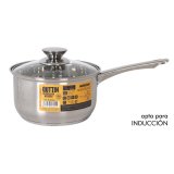 Kasserolle med l�g Quttin New neron St�l � 18 cm 3 L 35 x 19,5 x 10,5 cm (4 enheder) #4