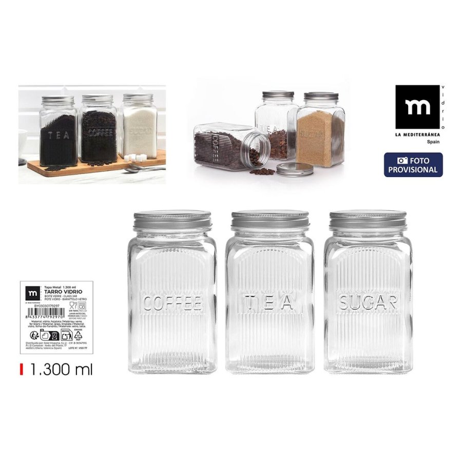 Beholder La Mediterr�nea Gennemsigtig 1,3 L (12 enheder) #2