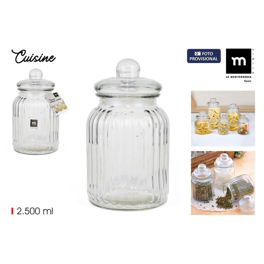 Beholder La Mediterr�nea CUISINE Gennemsigtig 2,5 L (6 enheder) #2