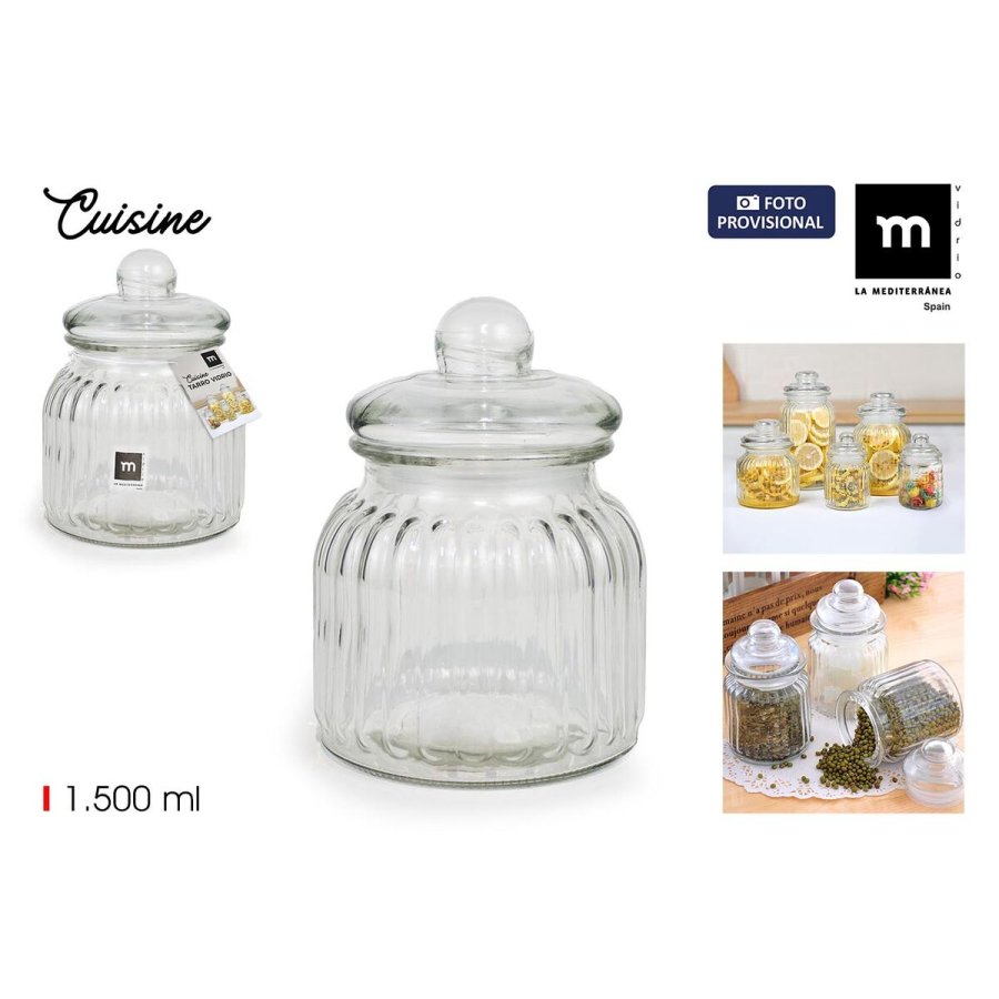 Beholder La Mediterr�nea CUISINE Gennemsigtig 1,5 L (8 enheder) #2