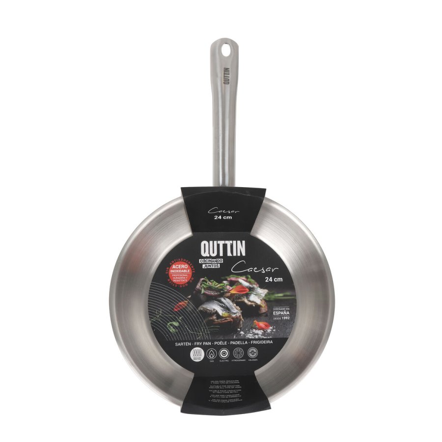 Stegepande Quttin CAESAR S�lvfarvet St�l � 24 cm (4 enheder) #3