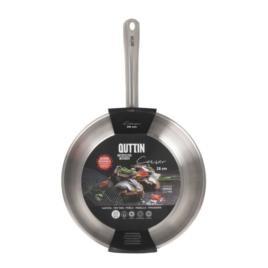 Stegepande Quttin CAESAR S�lvfarvet St�l � 28 cm (4 enheder) #3