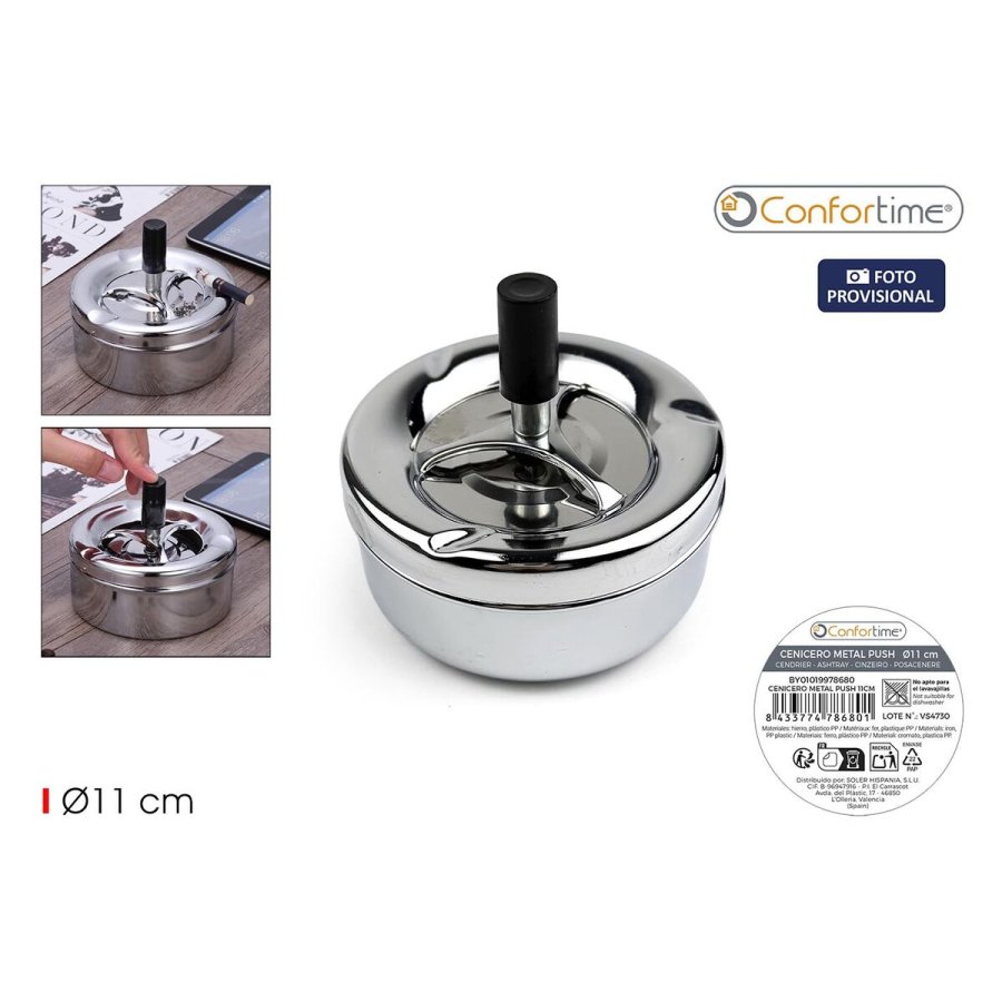 Askeb�ger Confortime S�lvfarvet St�l 11 x 5,5 cm (24 enheder) #2