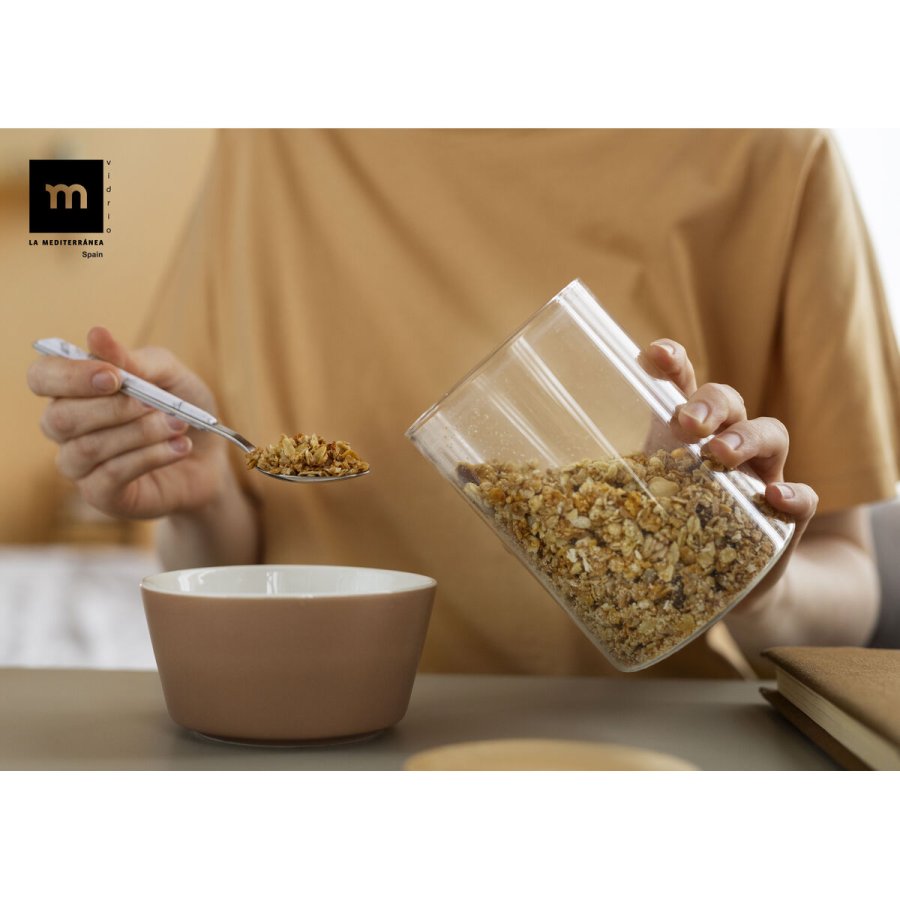 Blik La Mediterr�nea Gennemsigtig S�lvfarvet 950 ml (12 enheder) #7