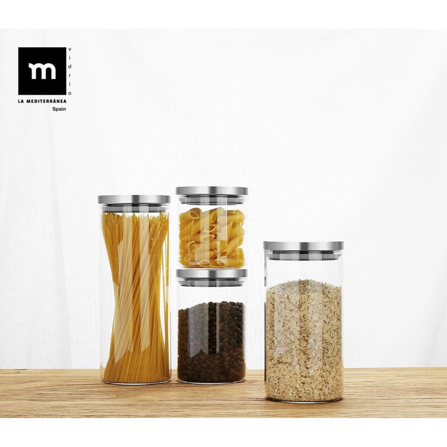 Blik La Mediterr�nea Gennemsigtig S�lvfarvet 1,35 L (12 enheder) #4